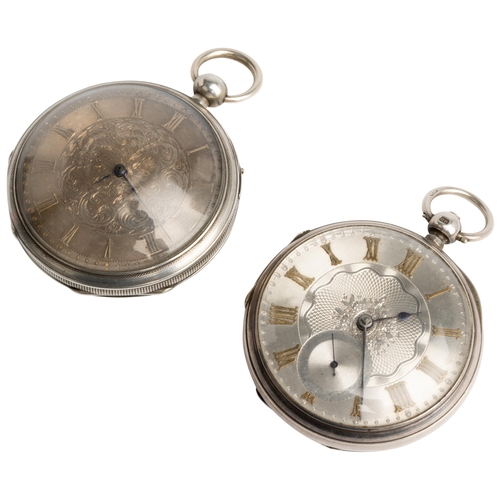 239 - A CONTINENTIAL QUATER REPEATING VERGE WATCH. Unsigned, silver dial in a case engraved with a shooter... 