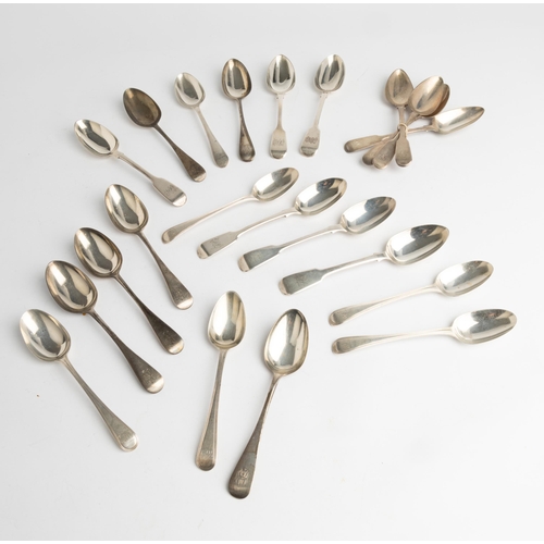 397 - 22 ASSORTED VICTORIAN & GEORGIAN DESSERT SPOONS893 g.