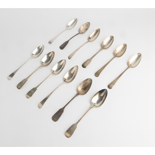 495 - SIX PAIRS OF GEORGE III TABLE SPOONS, LONDON C.180022 cm. approx789 g.