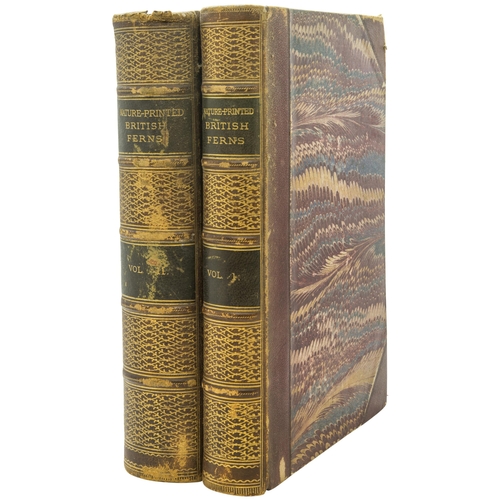 1382 - MOORE (THOMAS) NATURE-PRINTED FERNS, 114 plates, 2 vols contemporary half red Morocco, roy.8vo. spin... 