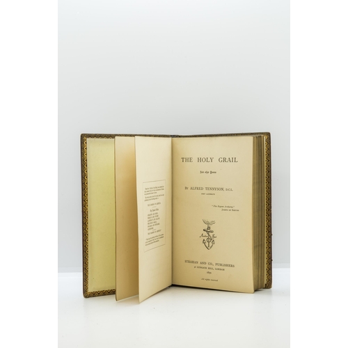 1388 - TENNYSON (ALFRED) THE HOLY GRAIL, sm.8vo, all edges gilt, contemporary full red morocco, gilt arabes... 