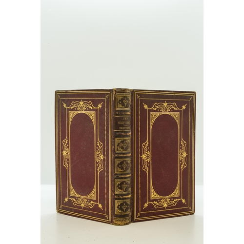 1388 - TENNYSON (ALFRED) THE HOLY GRAIL, sm.8vo, all edges gilt, contemporary full red morocco, gilt arabes... 