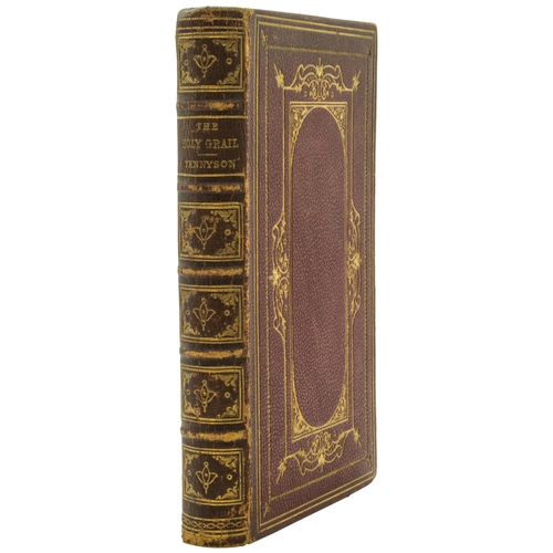 1388 - TENNYSON (ALFRED) THE HOLY GRAIL, sm.8vo, all edges gilt, contemporary full red morocco, gilt arabes... 