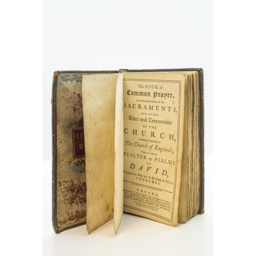 1389 - BOOK OF COMMON PRAYER, sm.8vo, contemporary calf, spine gilt slight wear, Oxford, 1766