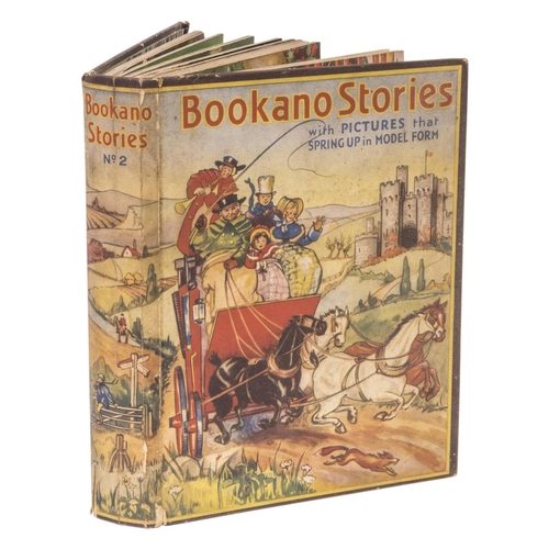 1397 - BOOKANO STORIES WITH PICTURES THAT SPRING UP IN MODEL FORM, No.2  6 coloured popups, some careful ha... 