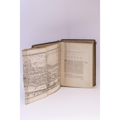 1404 - [PENNANT (THOMAS)] SOME ACCOUNT OF LONDON, third edition, large folding map repaired, 14 plates, inc... 