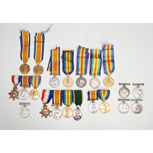 657 - F. W. LAY, ROYAL ENGINEERS, 782 TPTR, WWI Medal Group with Territorial Efficiency Medal and 17 other... 