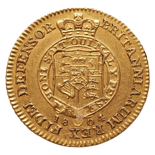 294 - A GEORGE III HALF GUINEA 1804.