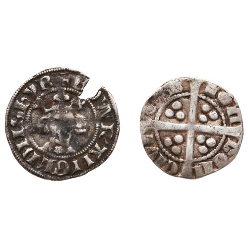 307 - EDWARD I (LONGSHANKS) SILVER PENNY (SLIGHTLY SPLIT) and another (Damaged).