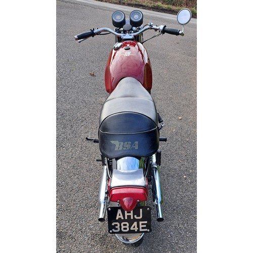 62 - 1968 BSA Spitfire Mark IV HybridRegistration Number: AHJ 384EFrame Number: A65SA 17873Rare crossover... 