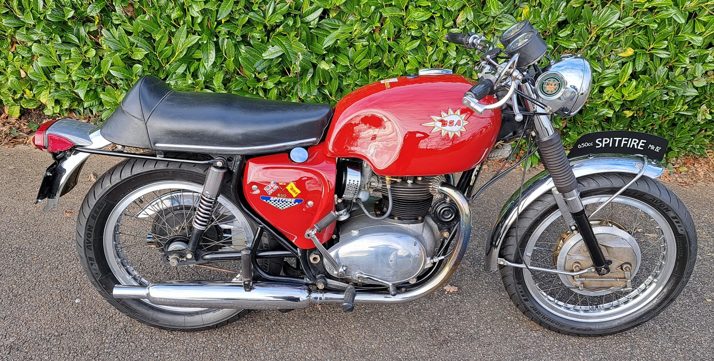 thumbnail image 2 of British BSA Spitfire 650 MK IV Motorcycle Decal Sticker – Made In Canada 2 of 6