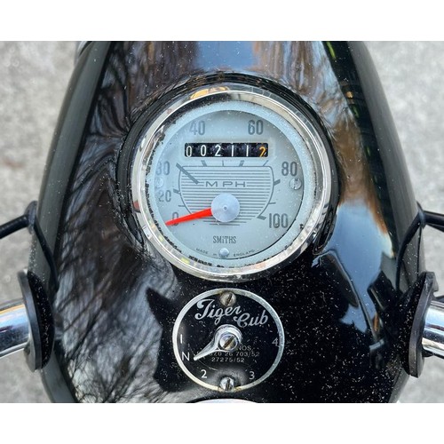 63 - 1960 Triumph Tiger CubRegistration Number: 172 TNOFrame Number: 61822 - Part of a private motorcycle... 