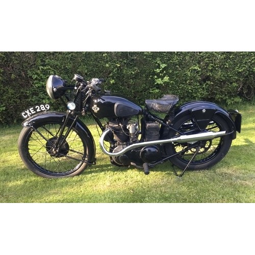 72 - 1938 Levis A2 350ccRegistration Number: CXE 289Frame Number: 28807The first Levis motorcycles were m... 