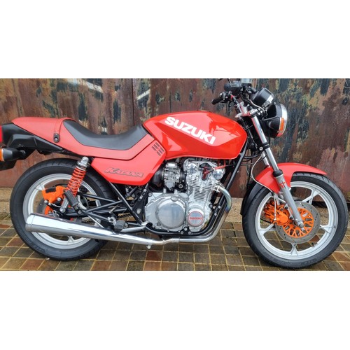 79 - 1981 Suzuki Katana 550Registration Number: OWA 203XFrame Number: GS550MX100078  First seen at the 19... 