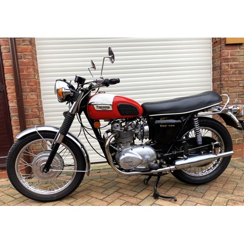 87 - 1973 Triumph T100R DaytonaRegistration Number: SBF 189LFrame Number: DH31196- Matching numbers examp... 