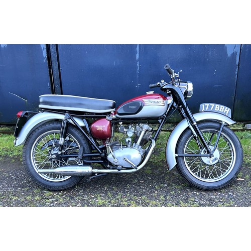 88 - 1957 Triumph Tiger CubRegistration Number: 177 BBHFrame Number: T30470Launched at the 1953 Earls Cou... 