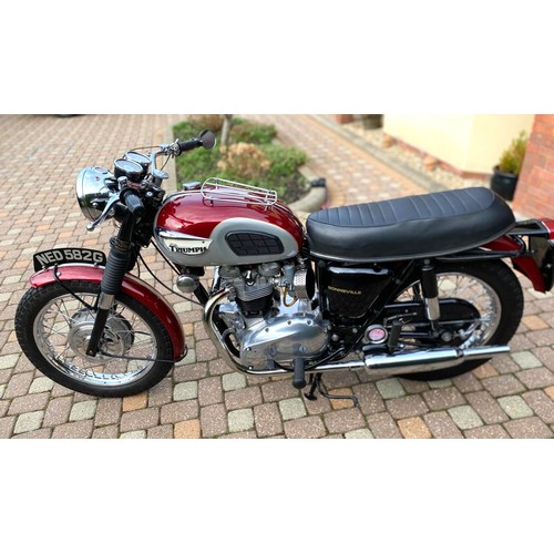 33 - 1968 Triumph Bonneville T120Registration Number: NED 582 GFrame Number: T120 NCO2259-Direct from a P... 
