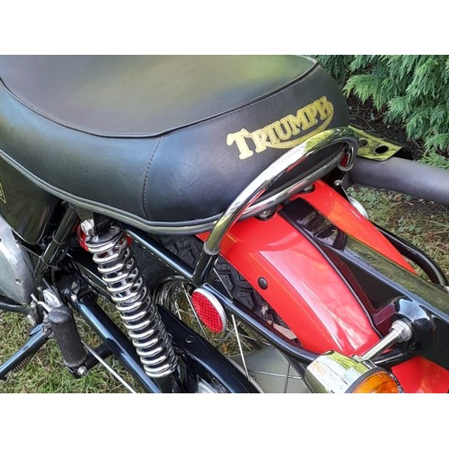 91 - 1971 Triumph T25T Trail BlazerRegistration Number: AOK 62KFrame Number: DE10965T25TEngine Number: DE... 