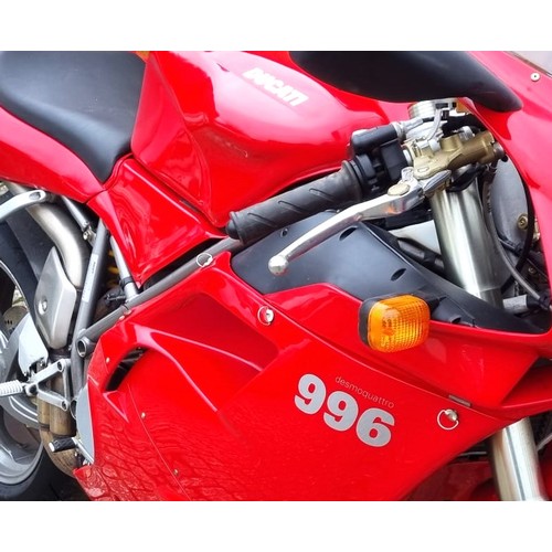 45 - 2002 Ducati 996 BipostoRegistration Number: WU02 TWWFrame Number: TBA- 1 private owner from new- 2,4... 