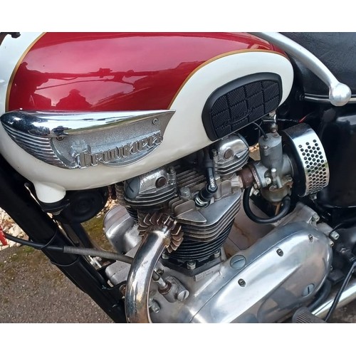 21 - 1968 Triumph T120 BonnevilleRegistration Number: NAJ 28FFrame Number: DU79057- 9,800 miles since res... 