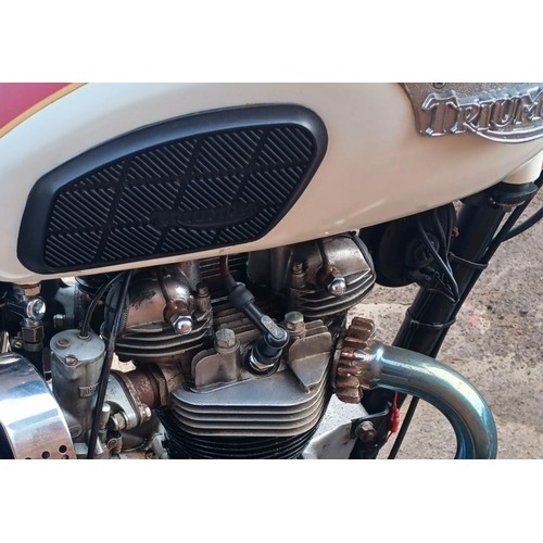 21 - 1968 Triumph T120 BonnevilleRegistration Number: NAJ 28FFrame Number: DU79057- 9,800 miles since res... 