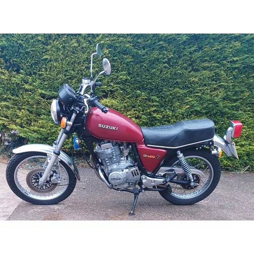 93 - 1982 Suzuki GN400Registration Number: LSR 156XFrame Number: GN4000010047- Original example in lovely... 