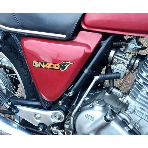 93 - 1982 Suzuki GN400Registration Number: LSR 156XFrame Number: GN4000010047- Original example in lovely... 