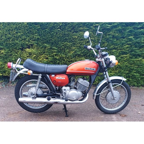 64 - 1972 Suzuki T250 J HustlerRegistration Number: GUG 976KFrame Number: T250-44202- Two registered owne... 