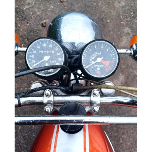 64 - 1972 Suzuki T250 J HustlerRegistration Number: GUG 976KFrame Number: T250-44202- Two registered owne... 