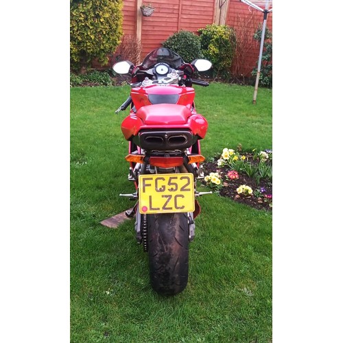 48 - 2003 Ducati 999 BipostoRegistration Number: FG52 LZCFrame Number: ZDMH400AA2B000392Launched in 2003,... 