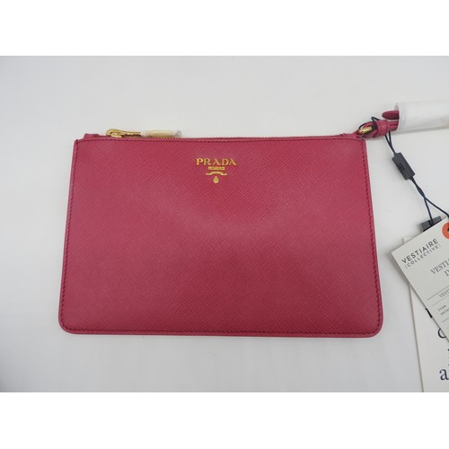 262 - PRADA PINK CLUTCH BAG, BOXEDVery good condition with Vestaire Collective quality control label dated... 