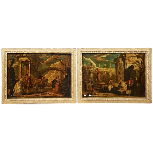 633 - REVERSE PRINT ON GLASS, MUSICK, SCULPTURE, ASTRONOMY AND PAINTING IN GOLD WOOD AND GESSO FRAMES, PAI... 