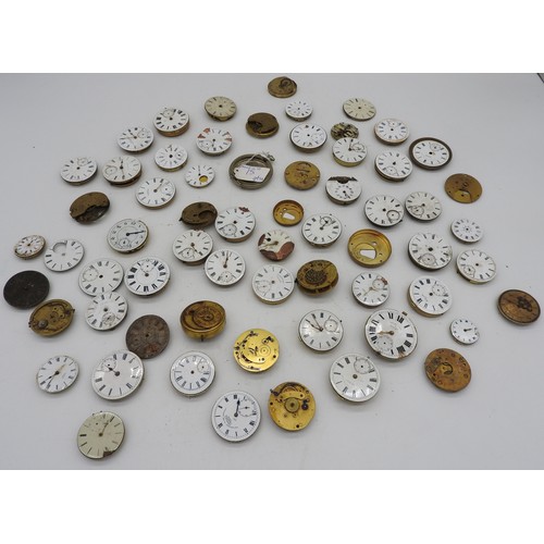 139 - A QUANTITY OF WATCH MOVEMENTS (qty) As found.Provenance:from the Private Collection of the Late 'Gre... 