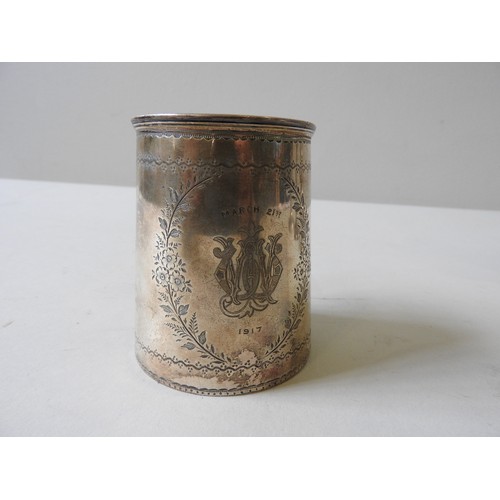 529 - A GEORGE III SILVER SUGAR SIFTER, waisted baluster form, marked RH, London, 1772 (13.5 cm high)along... 