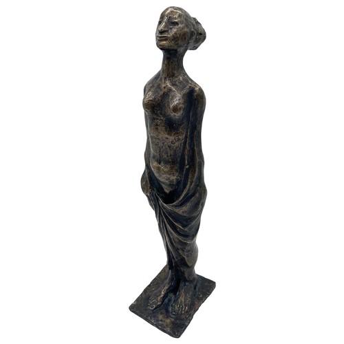 495 - MICHAEL AYRTON (1921-1975)' HERA' BRONZE FIGURE, 44 cm highProvenance: From the Miles Collection