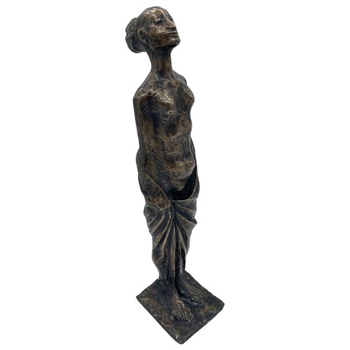 495 - MICHAEL AYRTON (1921-1975)' HERA' BRONZE FIGURE, 44 cm highProvenance: From the Miles Collection