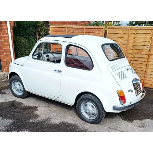 11 - 1965 FIAT 500F SALOONRegistration Number: TEU 235CChassis Number: 110F0954214Recorded Mileage: 13,71... 