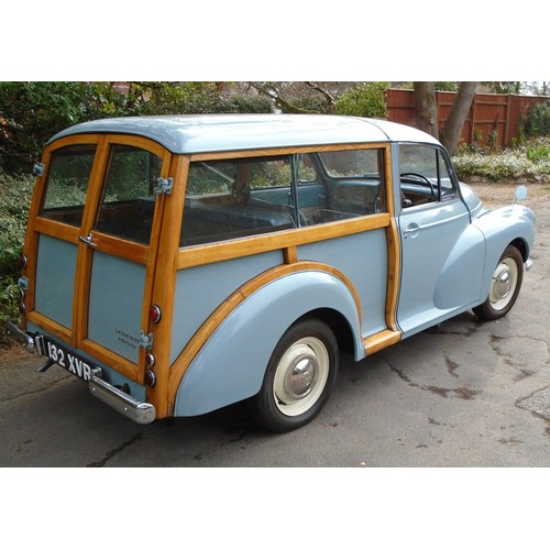 35 - 1962 MORRIS 1000 TRAVELLERRegistration Number: 132 XVR Chassis Number: M/AW5 D 998372Recorded Mileag... 