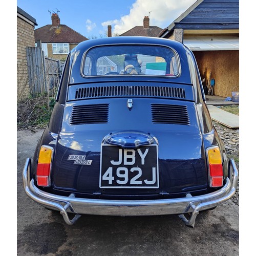 6 - 1971 FIAT 500L SALOONRegistration Number: JBY 492JChassis Number: TBARecorded Mileage: 40,300 kilome... 
