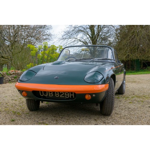 17 - 1969 LOTUS ELAN SERIES 4 BRM DROPHEAD COUPEChassis Number: 45/9498Registration Number: UJB 829HRecor... 