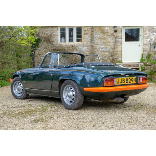 17 - 1969 LOTUS ELAN SERIES 4 BRM DROPHEAD COUPEChassis Number: 45/9498Registration Number: UJB 829HRecor... 