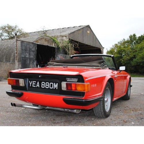 19 - 1974 TRIUMPH TR6Registration Number: YEA 880MChassis Number: CR51799Recorded Mileage: 93,000 miles- ... 