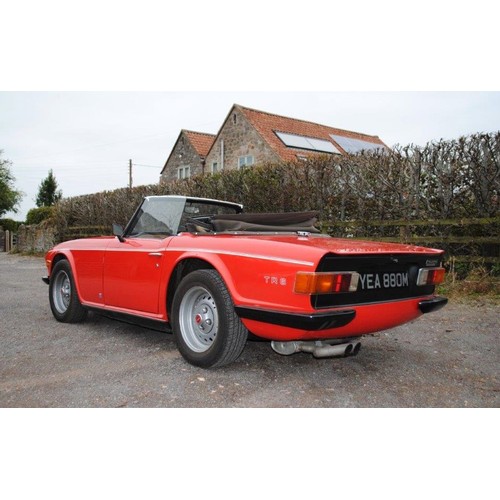 19 - 1974 TRIUMPH TR6Registration Number: YEA 880MChassis Number: CR51799Recorded Mileage: 93,000 miles- ... 