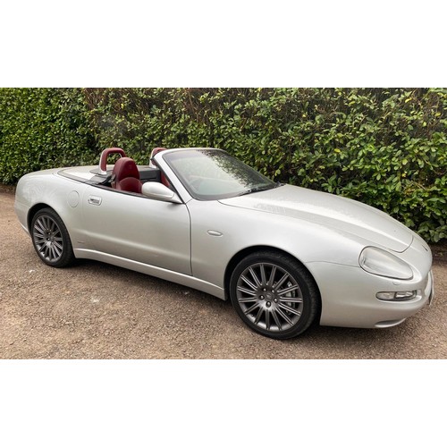 14 - 2002 MASERATI CAMBIOCORSA SPYDERRegistration Number: YG02BZDChassis Number: ZAMBB18C000005658Recorde... 