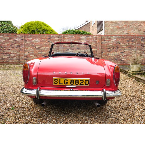 18 - 1966 SUNBEAM TIGER MARK 1Registration Number: SLG 882D Chassis Number: 9472959.HRD.FERecorded Mileag... 