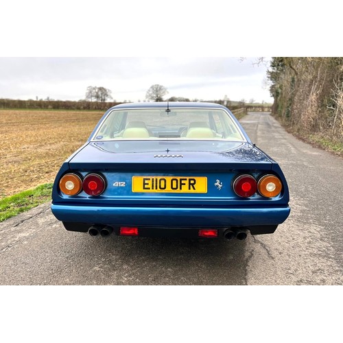 26 - 1988 FERRARI 412iRegistration Number: E110 OFRChassis Number: Recorded Mileage: 105,831 milesThe Fer... 