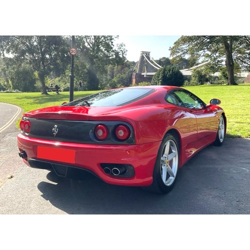 15 - 2002 FERRARI 360 MODENA F1Registration Number: F1 ALDChassis Number: ZFFYR51C000130696Recorded Milea... 