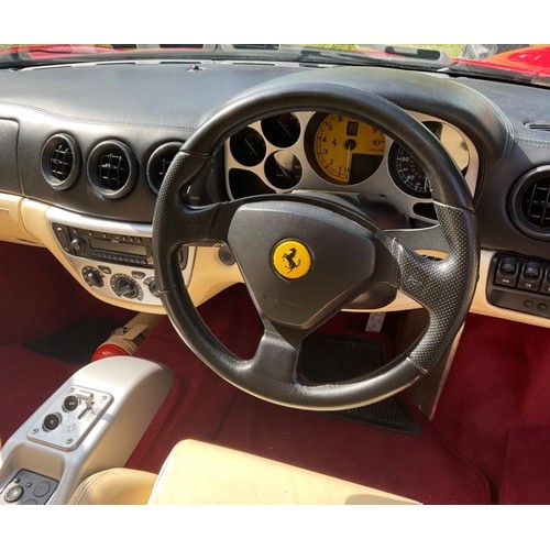 15 - 2002 FERRARI 360 MODENA F1Registration Number: F1 ALDChassis Number: ZFFYR51C000130696Recorded Milea... 