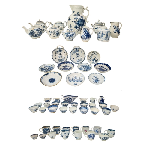 328 - A QUANTITY OF MAINLY WORCESTER PORCELAINMid 18th century