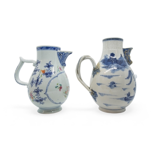 191 - A GROUP OF CHINESE EXPORT PORCELAIN JUGS AND TEA CADDIESQING DYNASTY, MOSTLY 18TH CENTURY(19)largest... 